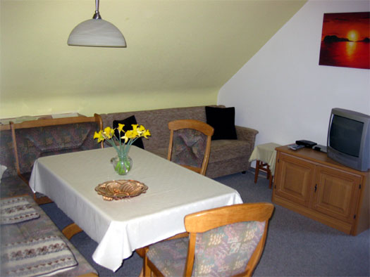 Woonkamer vakantieappartement