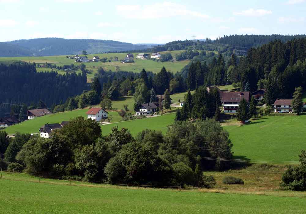 View from Saig to Berg