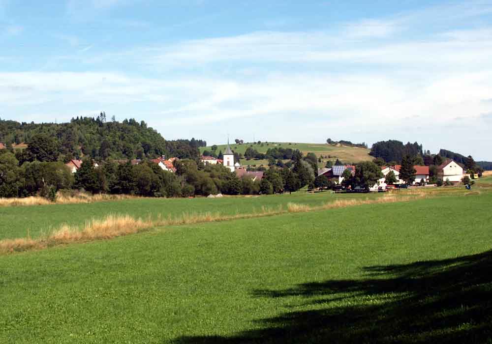 Blick auf Lenzkirch vom Urseetal